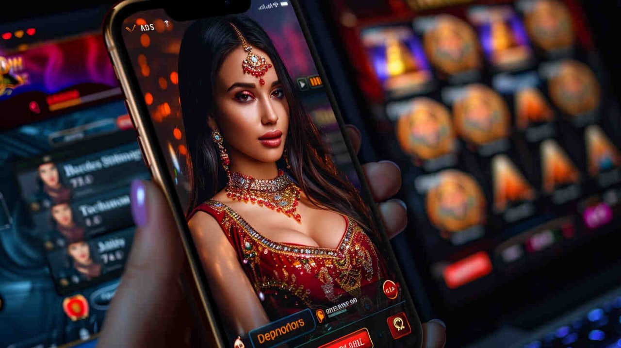 Mobile app dashboard showing live football and casino games